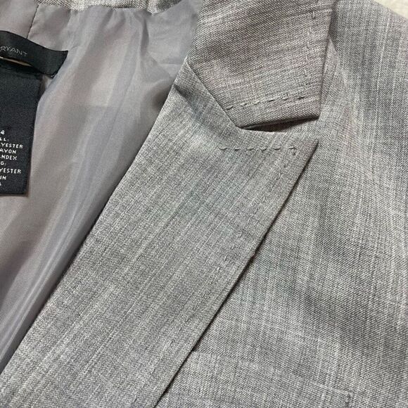Lane Bryant Gray One Button Business Office Blazer Womens Size 24 Jacket - Picture 6 of 12